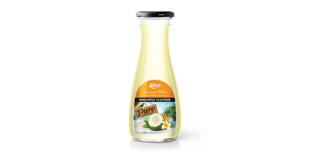 Top selling Coconut water 1L with pineapple